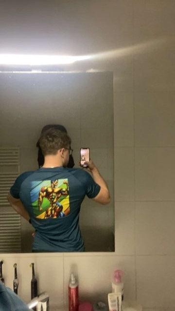 ZenithRise Performance Tee – Blue Edition